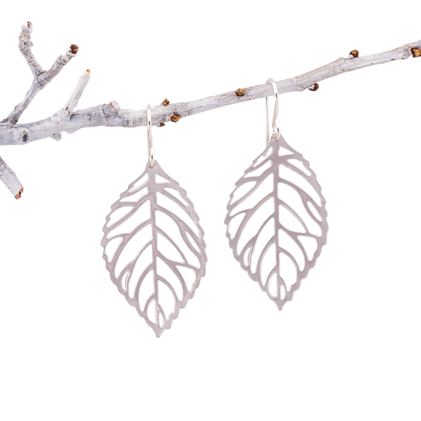 Dainty Dangle Leaf Earrings