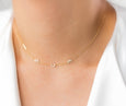 Sideways Initial Necklace