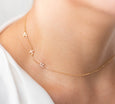Sideways Initial Necklace