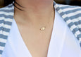 Sideways Hamsa Necklace
