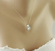 Silver Snowflake Necklace