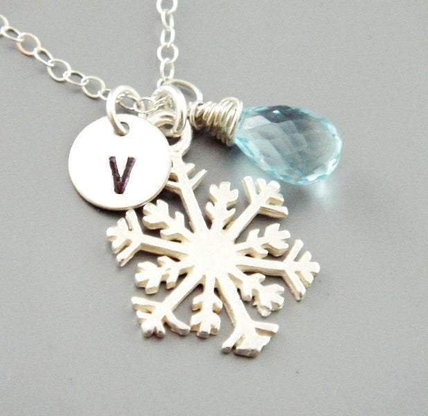 Silver Snowflake Necklace