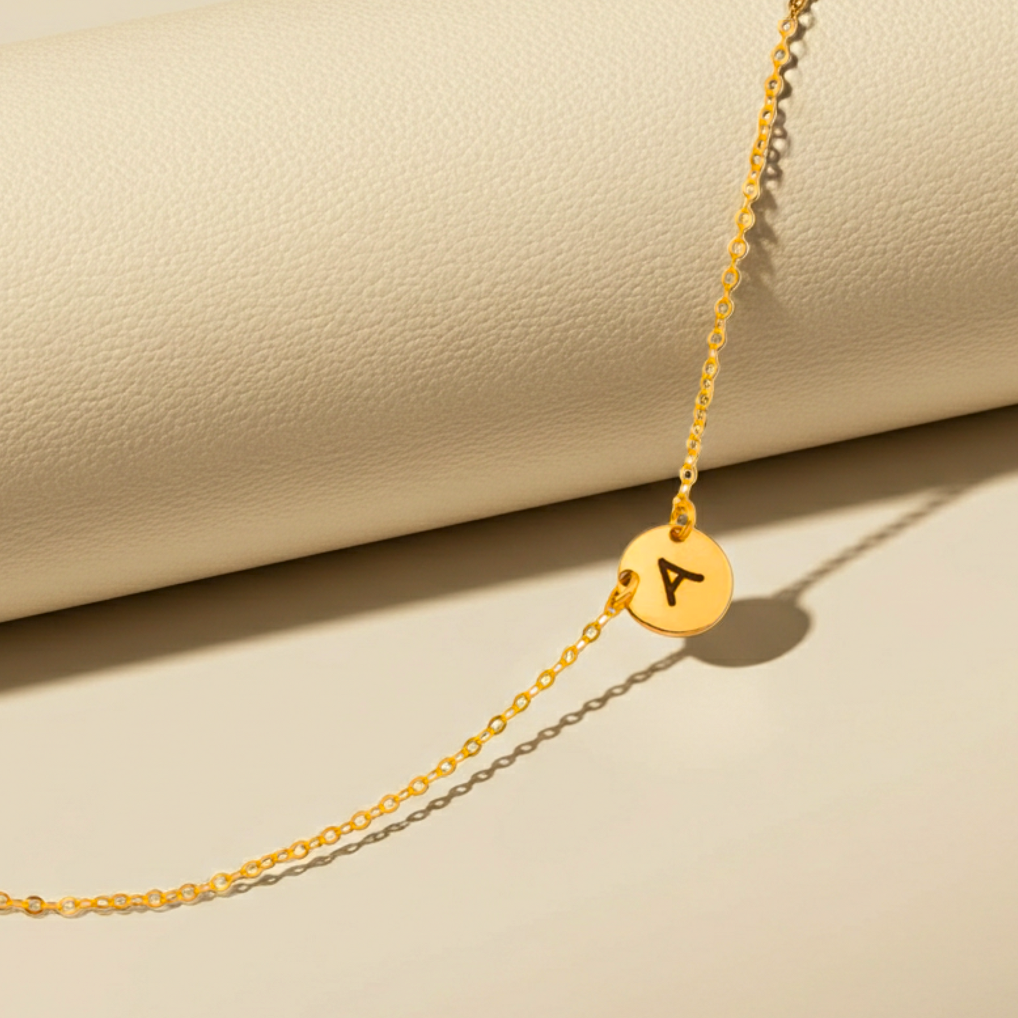 Sideways 1 Tiny Circle Necklace
