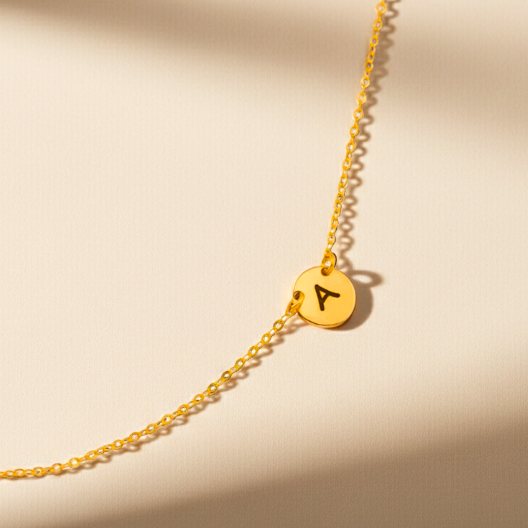 Sideways 1 Tiny Circle Necklace