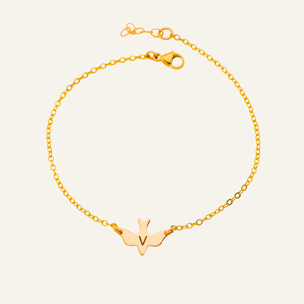 Personalized Soar Bird Bracelet