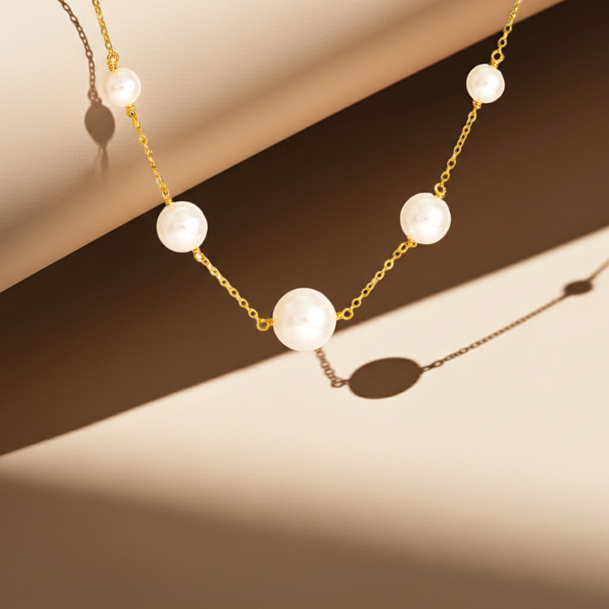 Link Swarovski Fresh Water Pearl Necklace