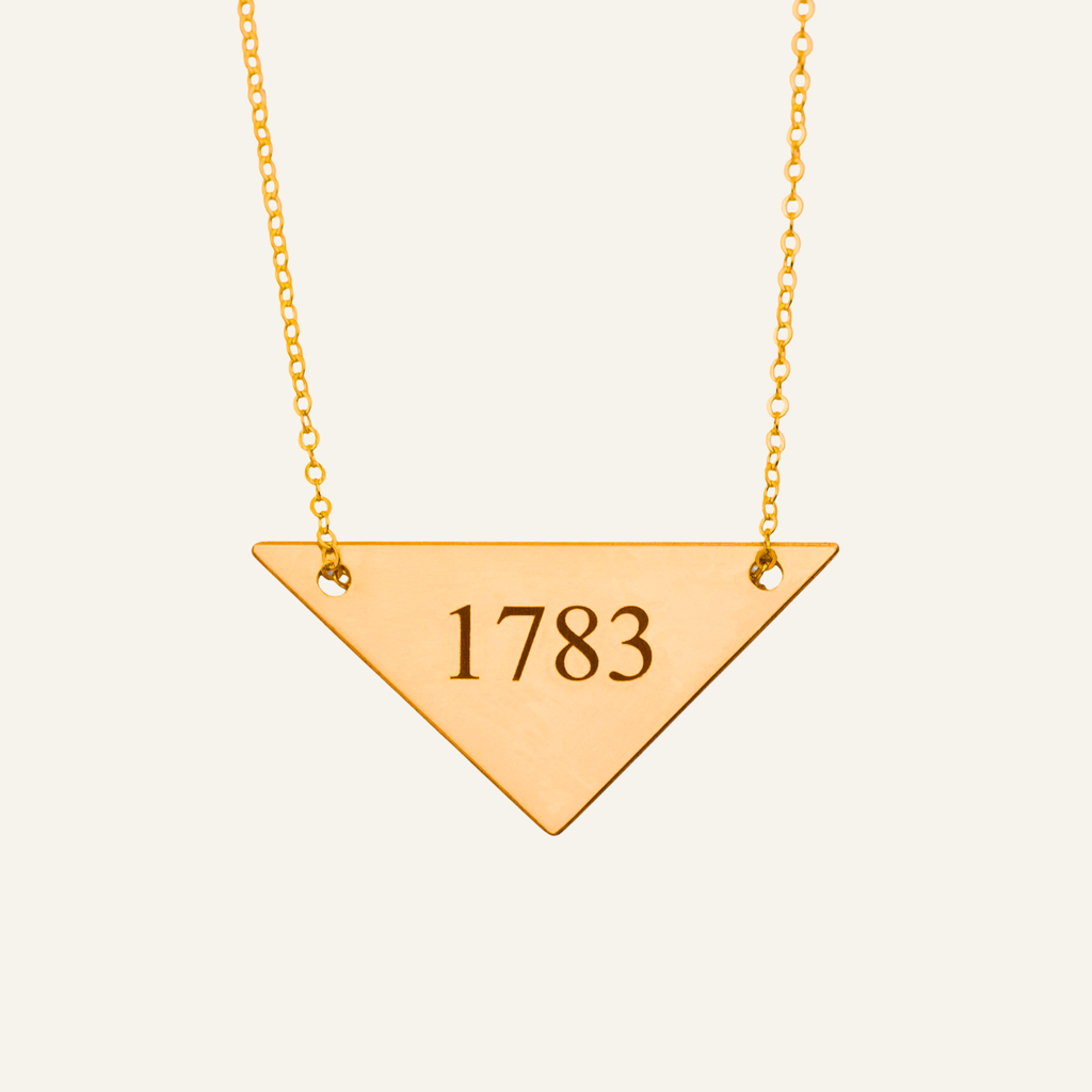 Custom Large Triangle Necklace