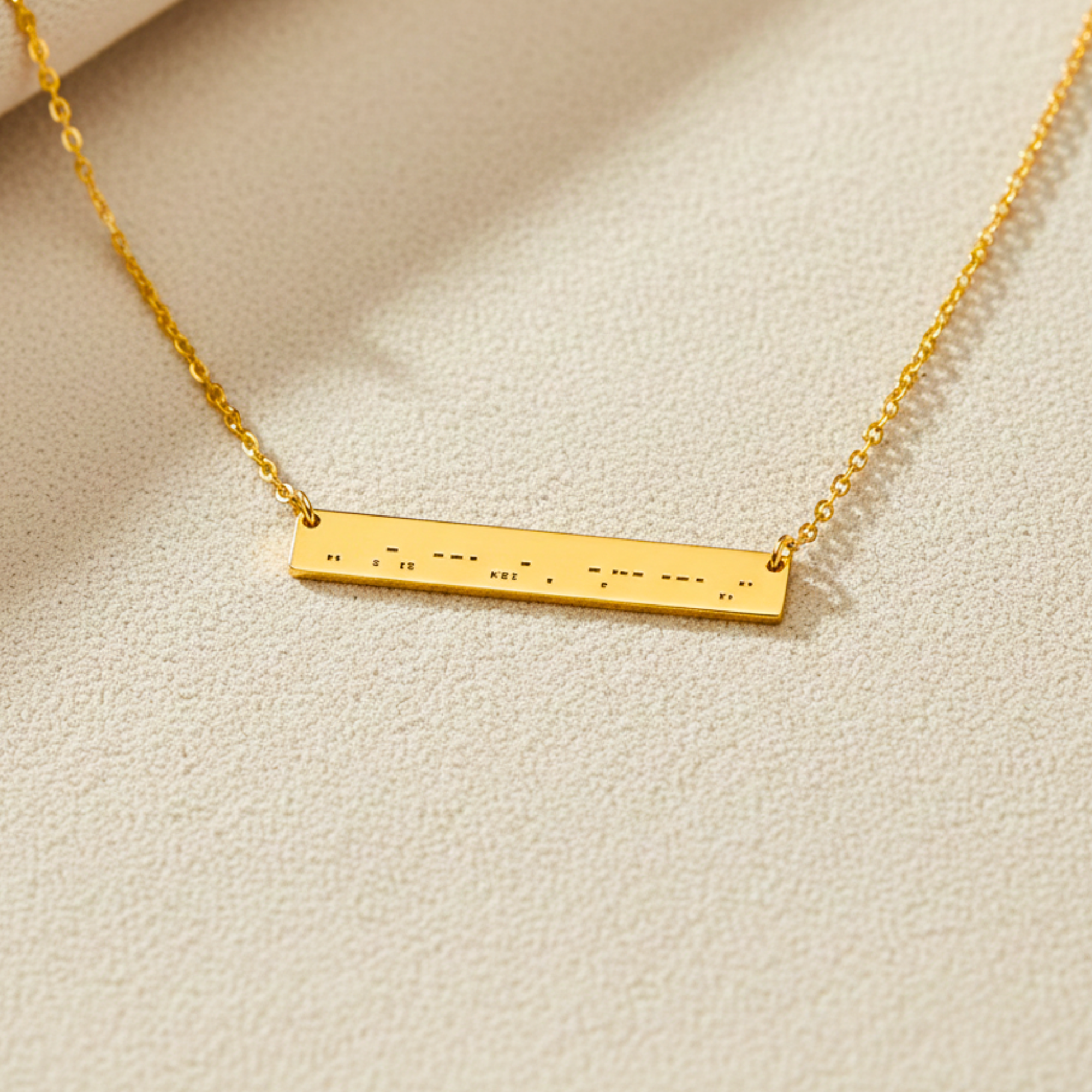 Morse Code Necklace