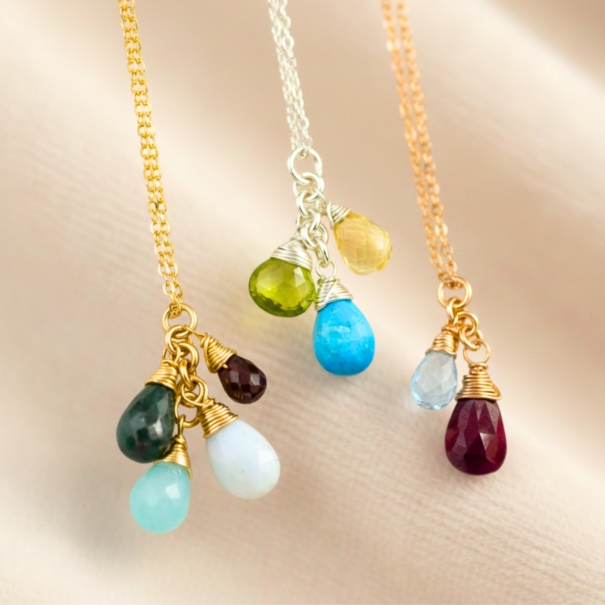 Custom Birthstone Necklace