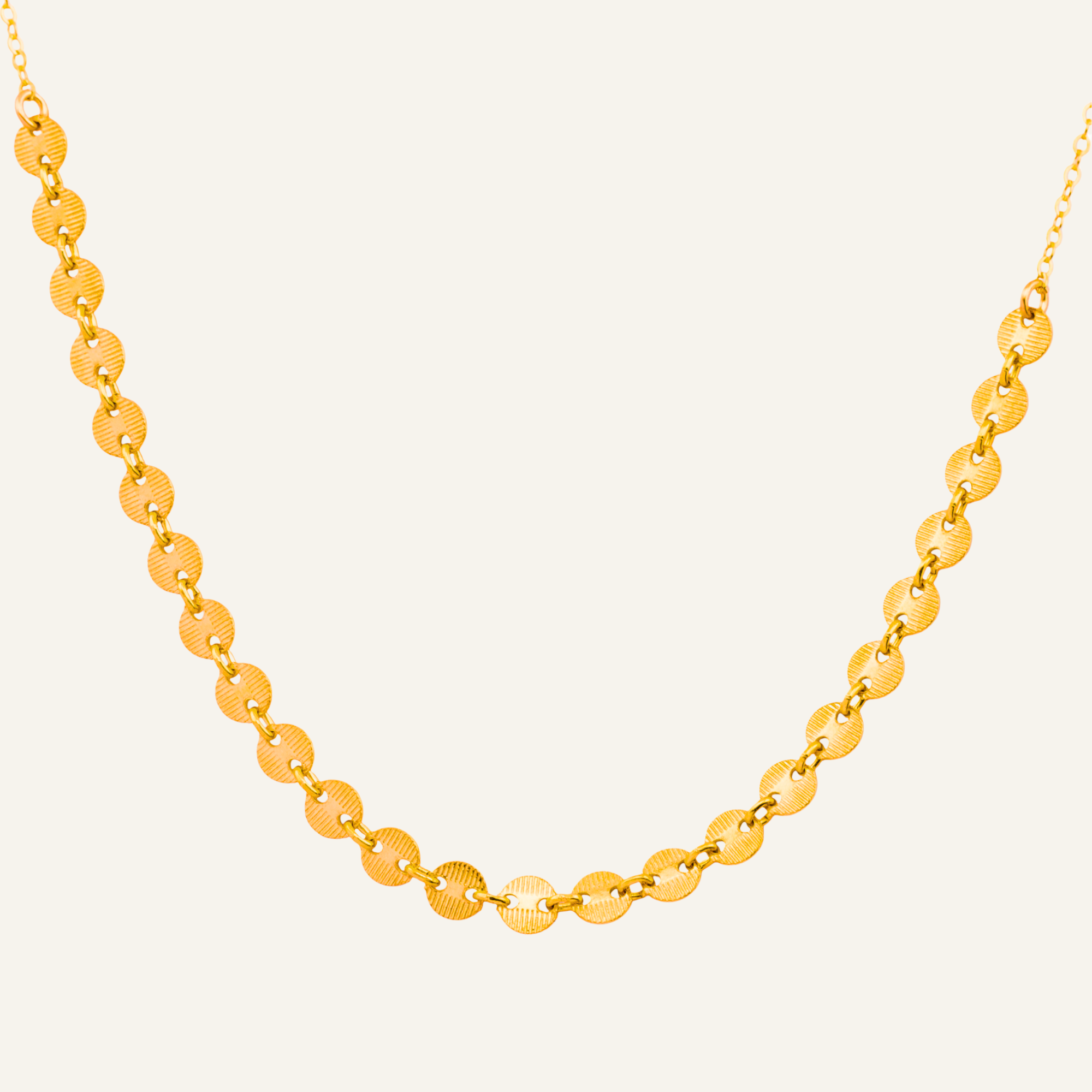 Minimalist Tattoo Coin Necklace