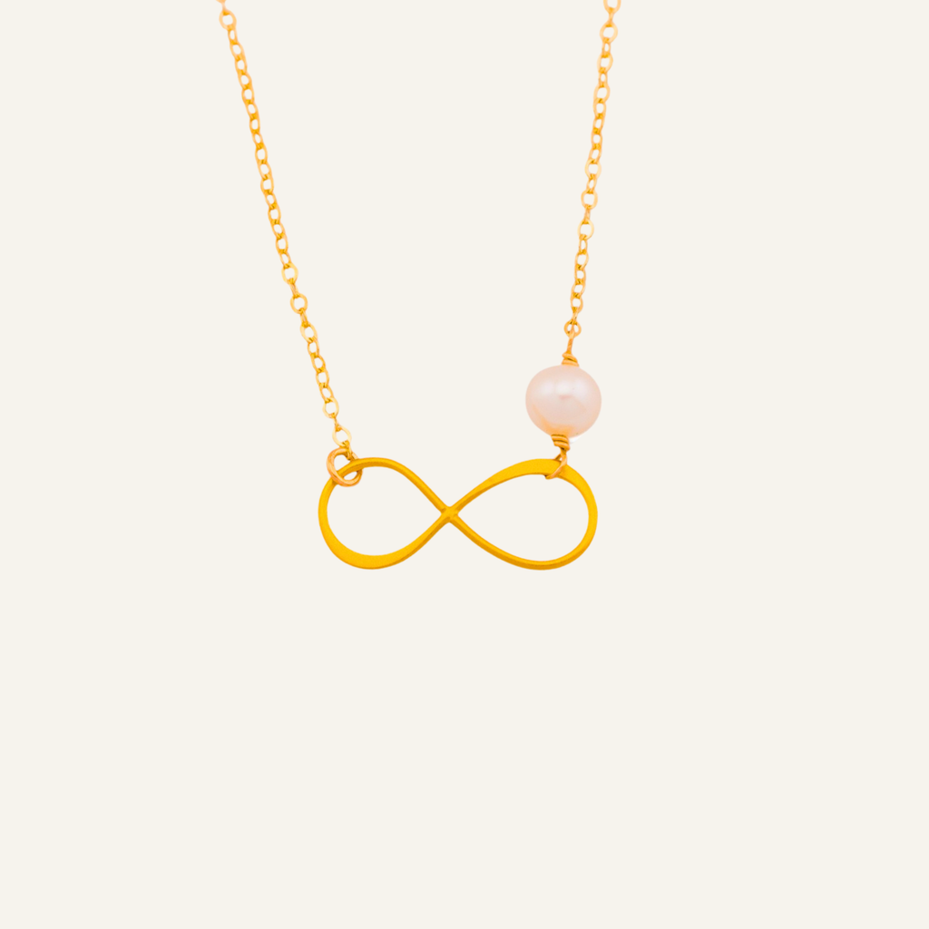 Birthstone Infinity Pendant Necklace