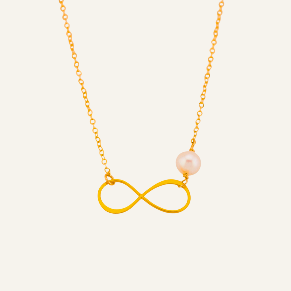 Birthstone Infinity Pendant Necklace
