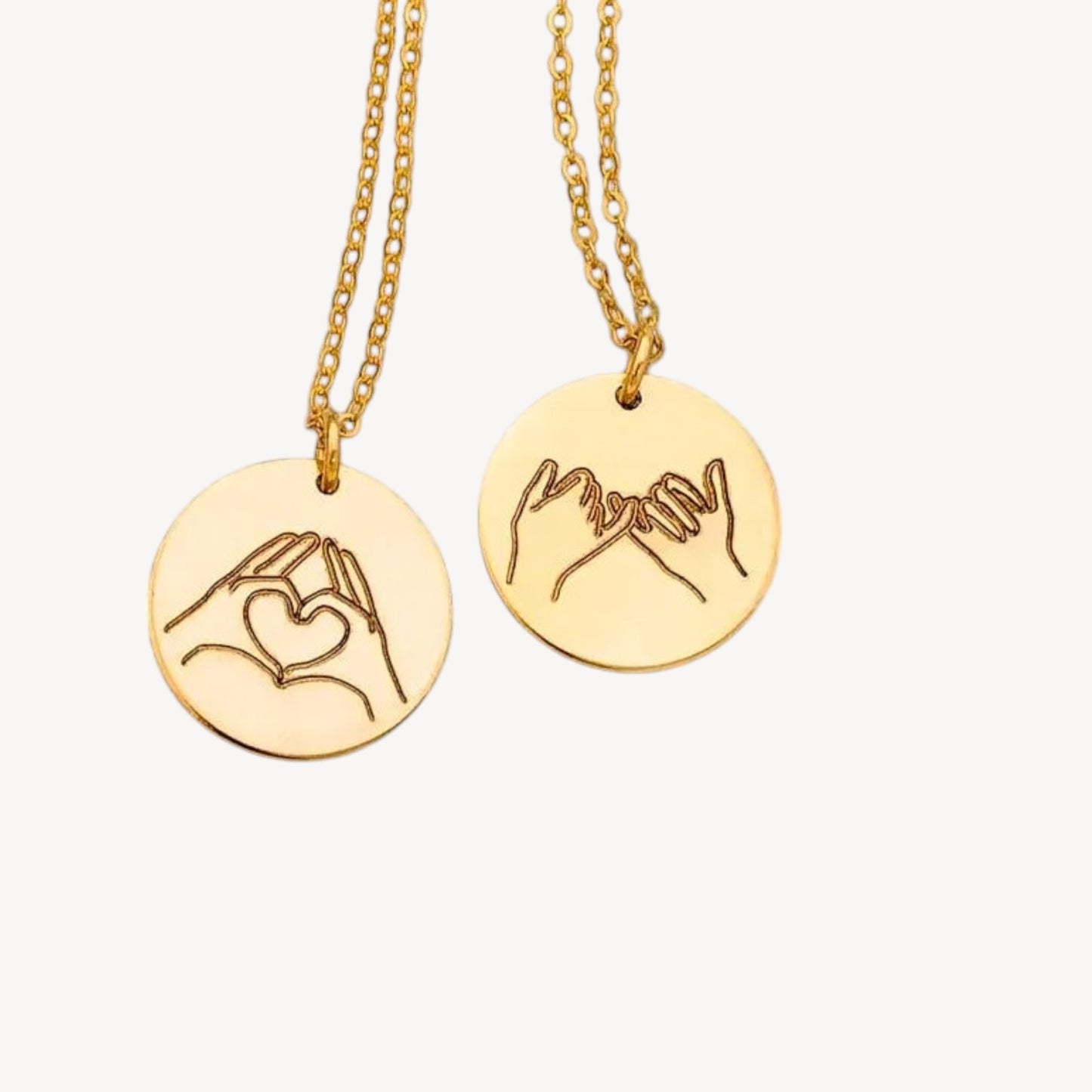 Hand Gesture Pendant Necklace