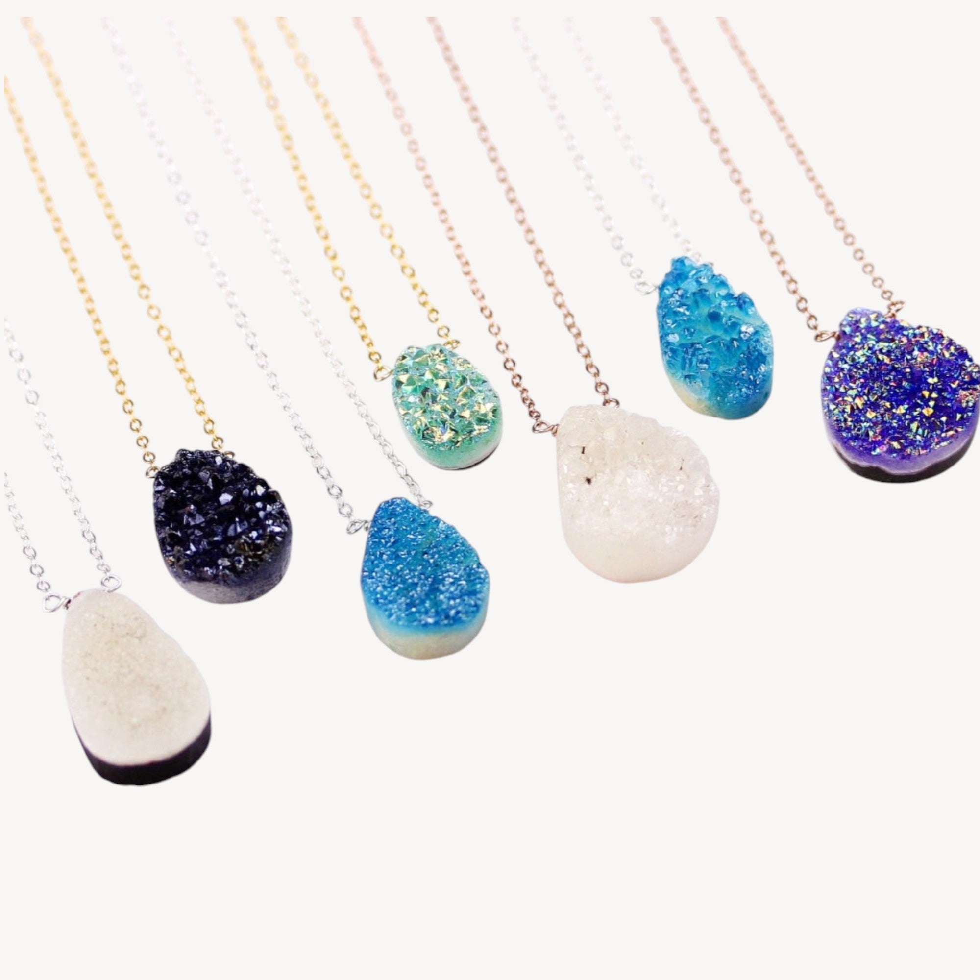 Bohemian Druzy Necklace