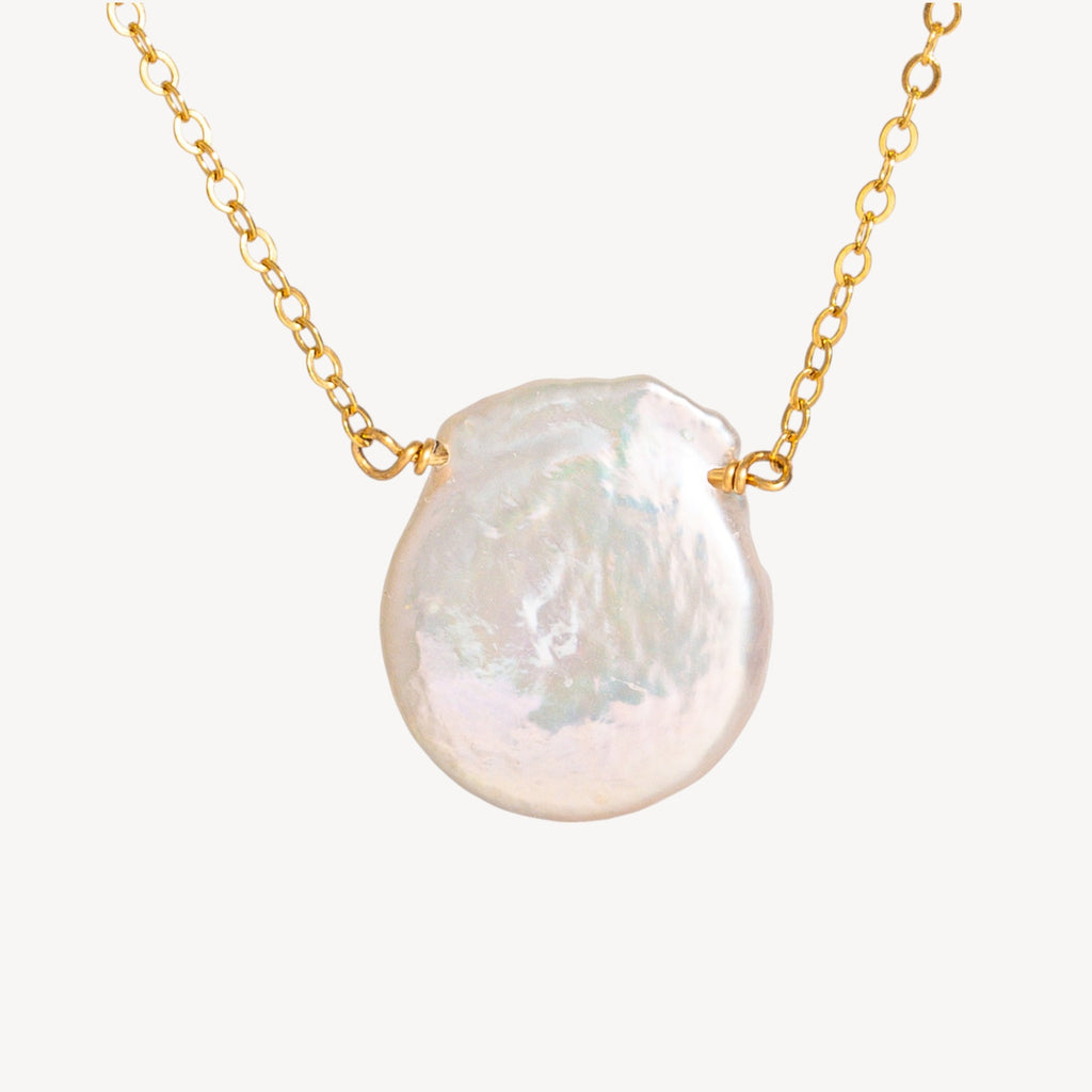 Dainty Freshwater Pearl Pendant Necklace