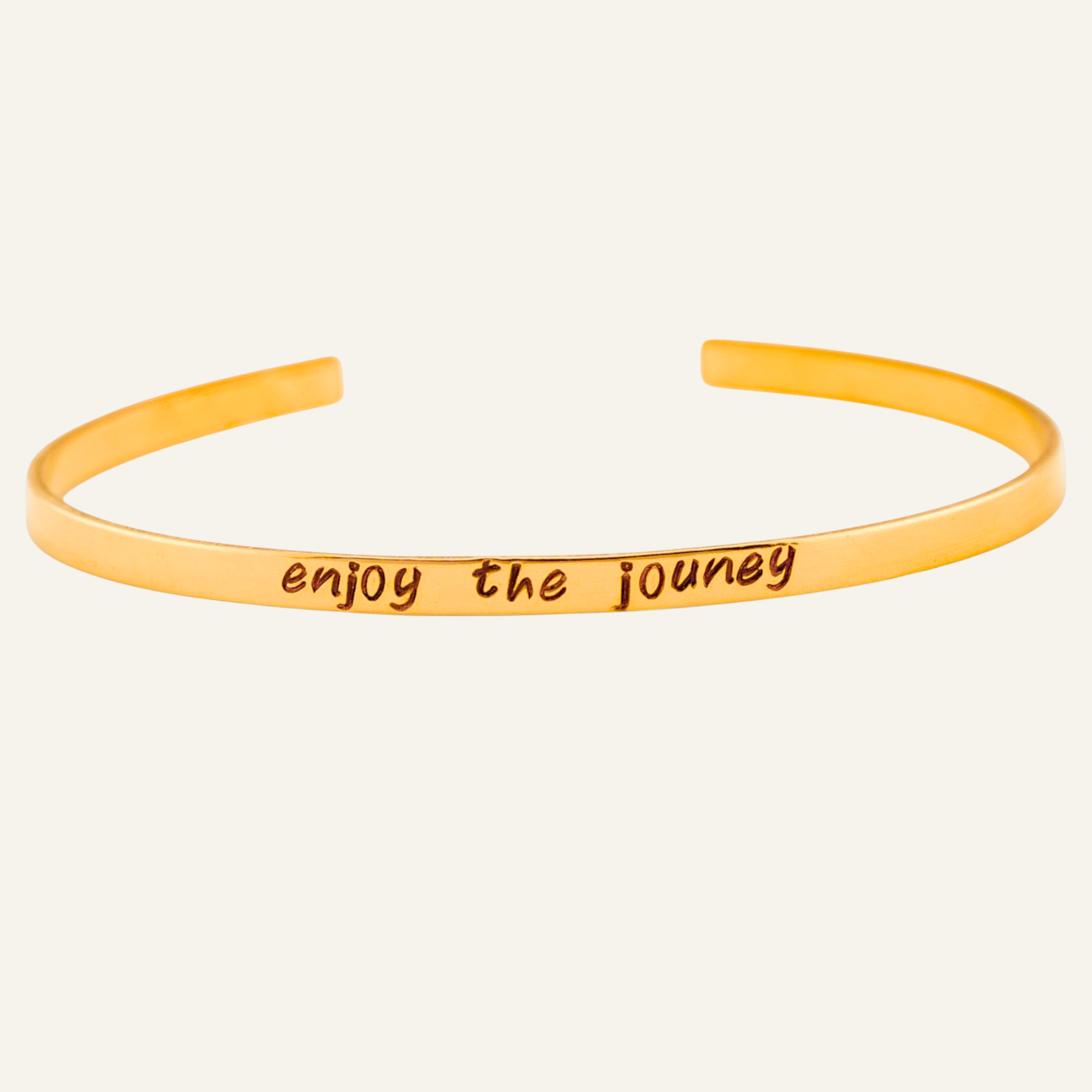 Personalized Skinny Cuff Bracelet, 3mm