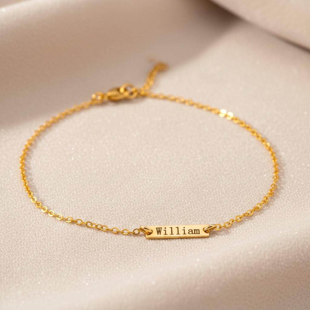 Mini Skinny Bar Bracelet, 5/8-inch Bar