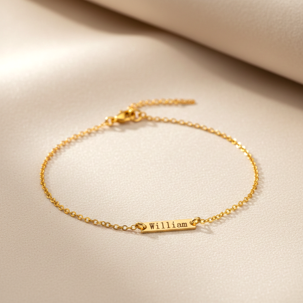 Mini Skinny Bar Bracelet, 5/8-inch Bar