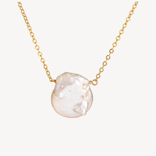 Dainty Freshwater Pearl Pendant Necklace