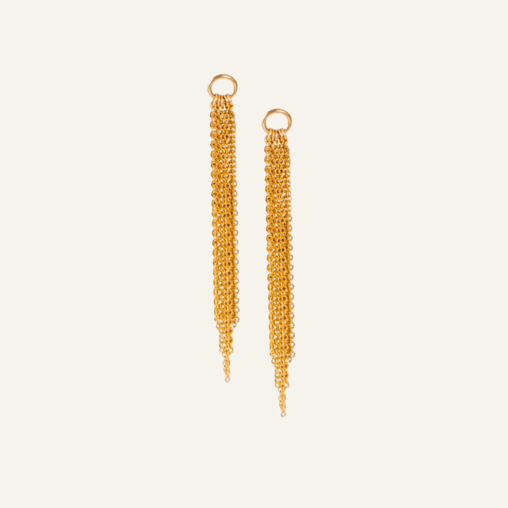 Tassel Circle Stud Earrings