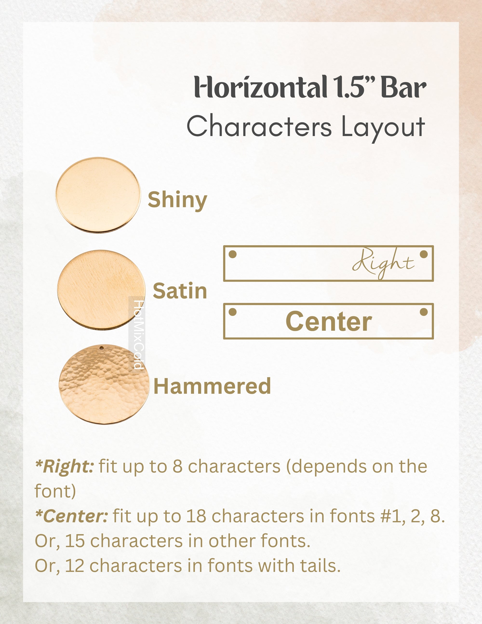 Personalized Long Skinny Bar Necklace, 1.5-inch Bar