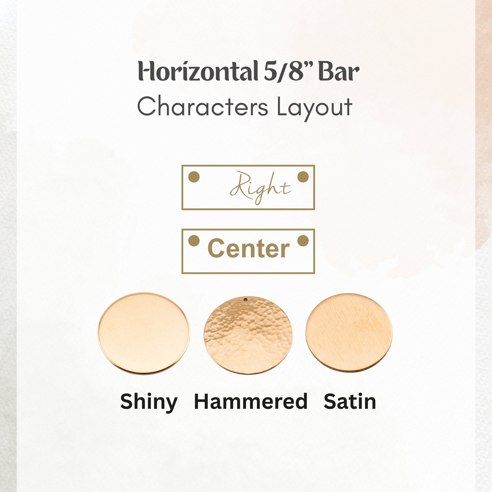 Personalized Horizontal Skinny Name Bar Necklace, 5/8-inch