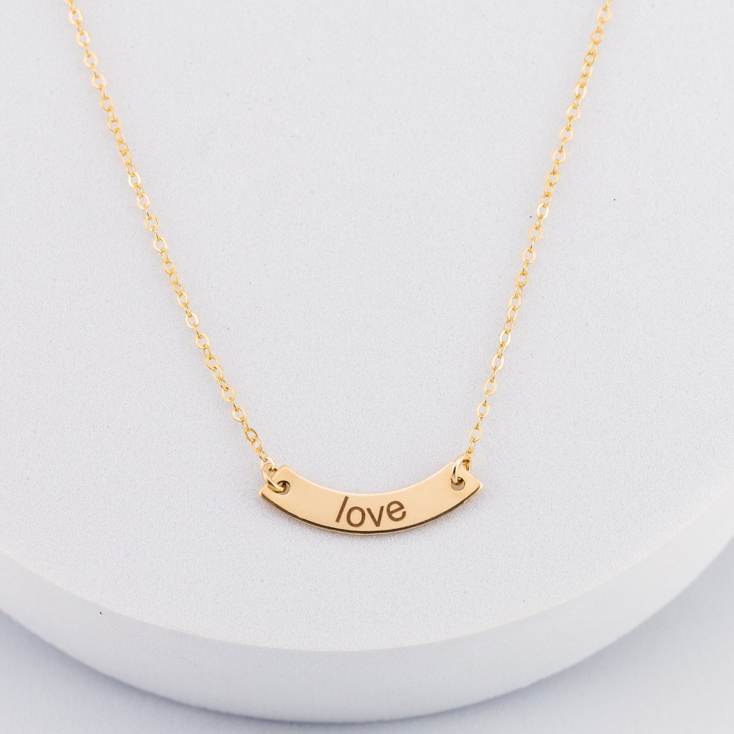 Curved Bar Necklace