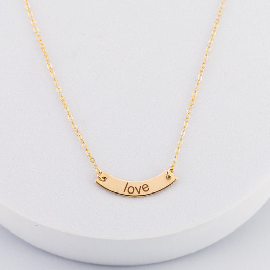 Curved Bar Necklace