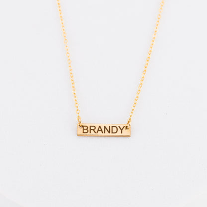 Mini Skinny Bar Necklace