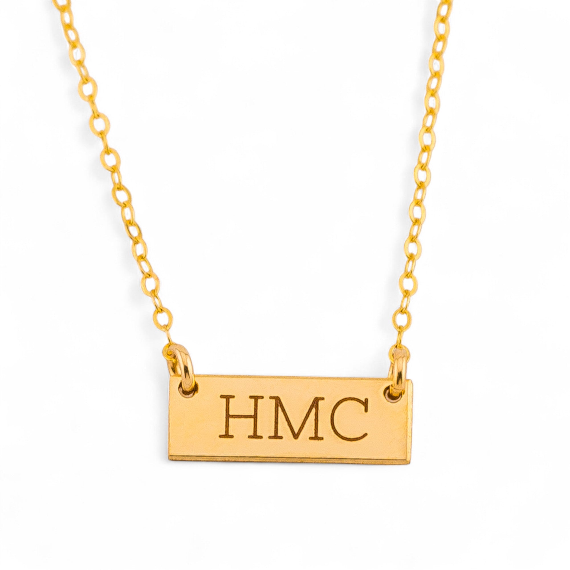 Mini Bar Necklace, 5/8" Bar