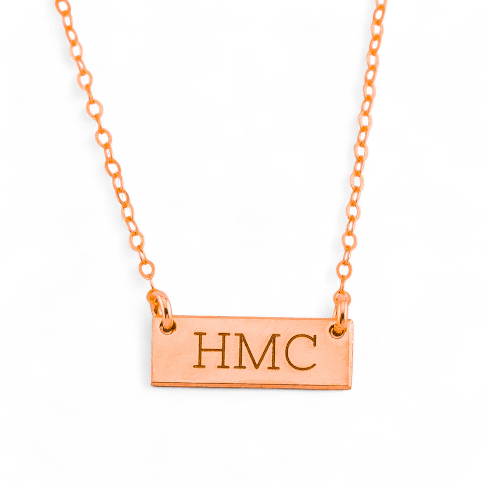 Mini Bar Necklace, 5/8" Bar