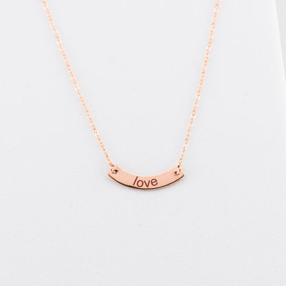 Curved Bar Necklace