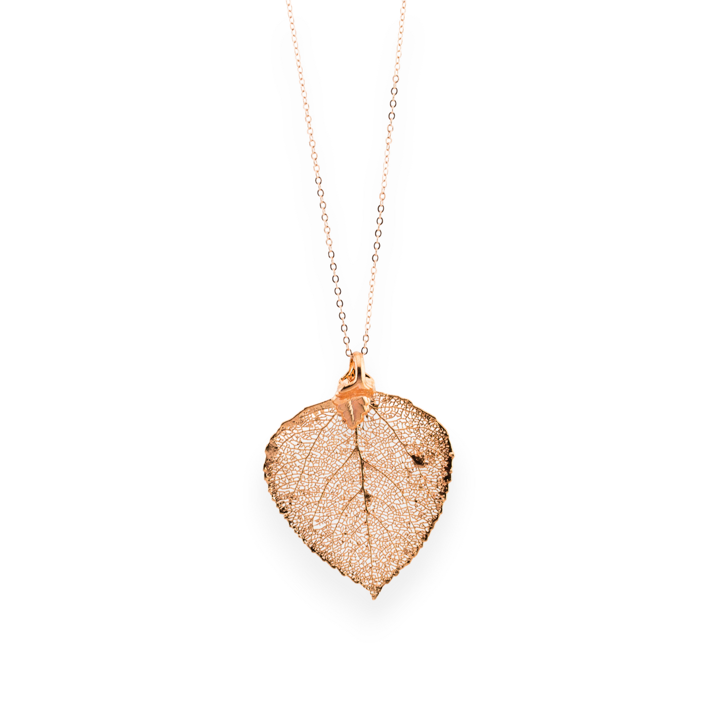 Real Leaf Pendant Necklace