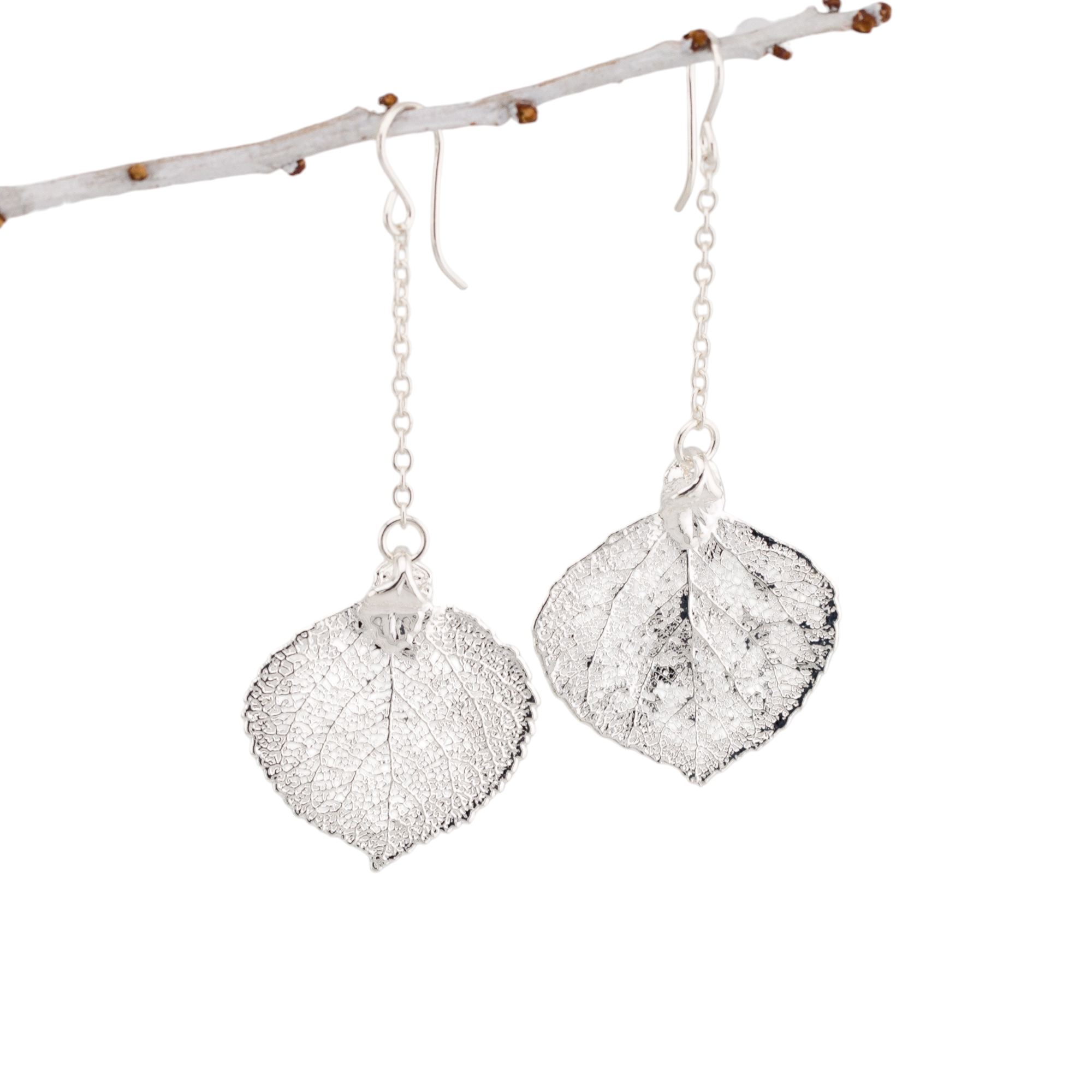 Real Leaf Pendant Necklace