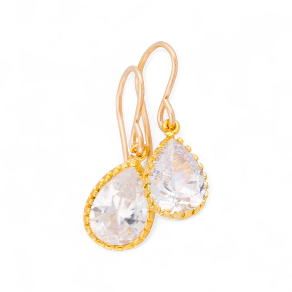 Cubic Zirconia Diamond CZ Earrings