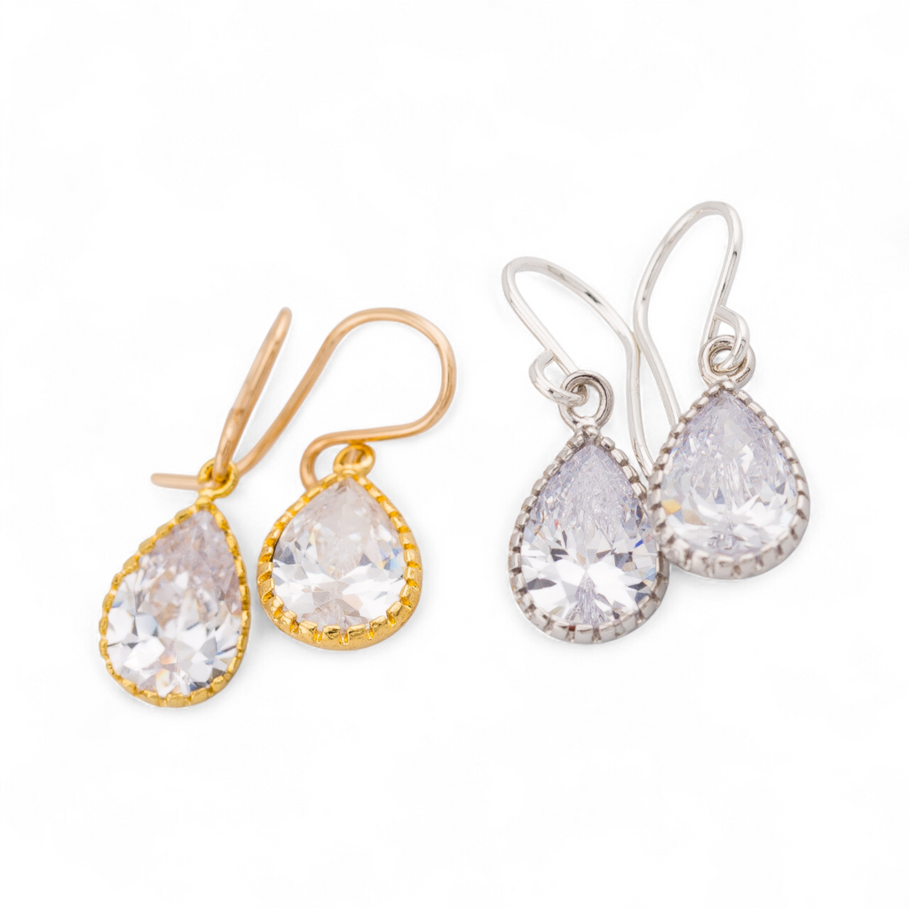 Cubic Zirconia Diamond CZ Earrings