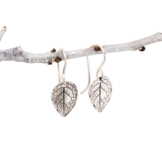 Tiny Leaf Earrings