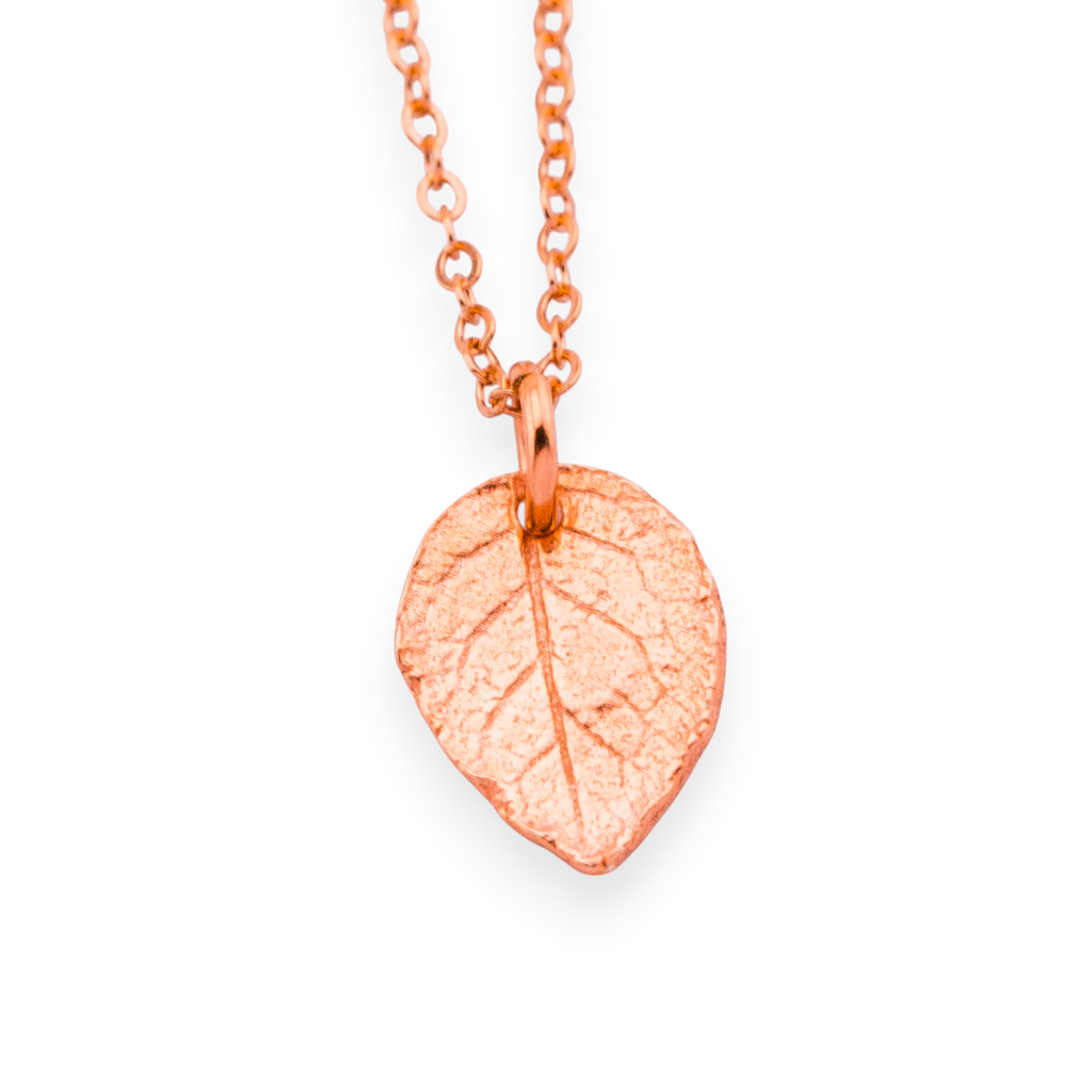 Tiny Leaf Necklace