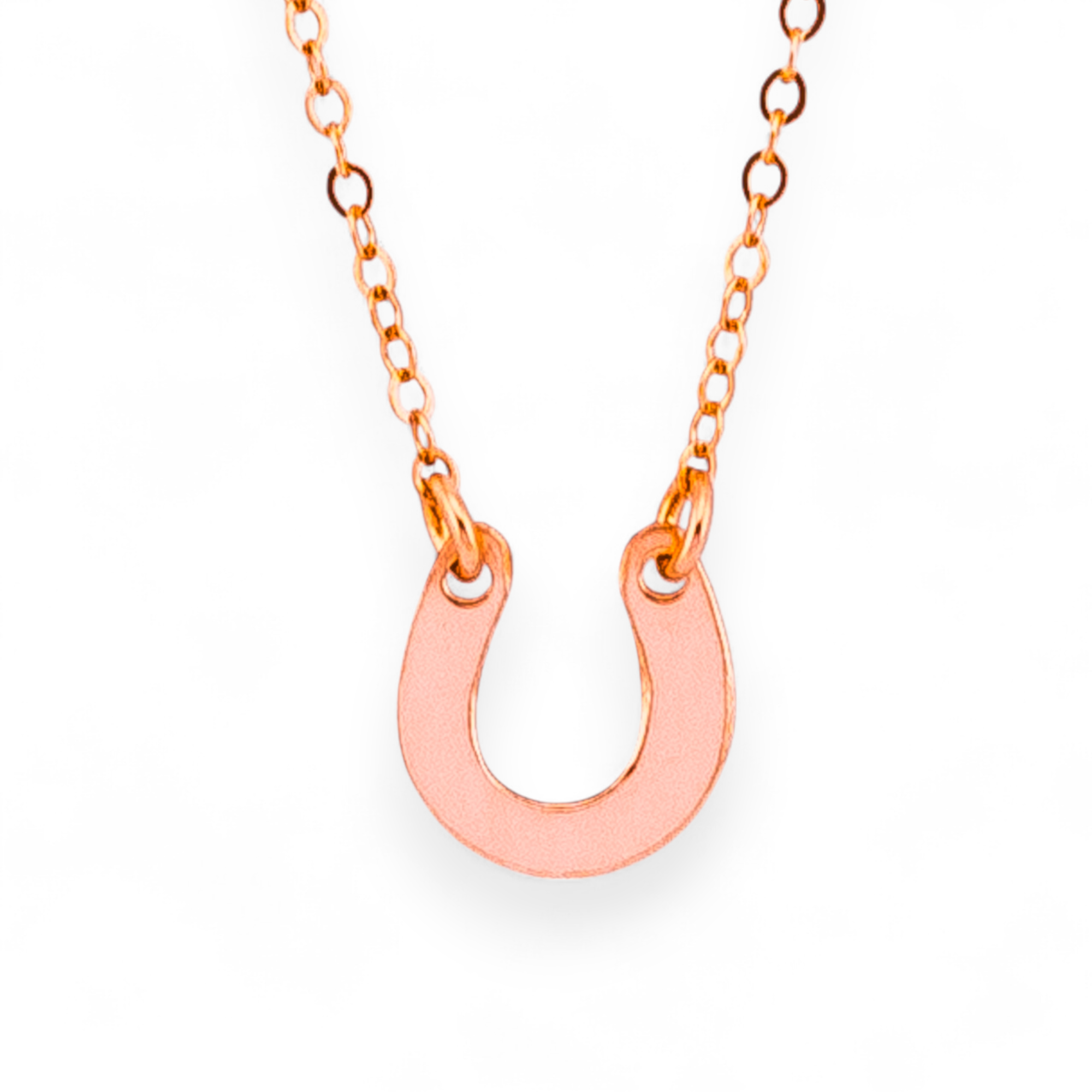 Tiny Horseshoe Necklace