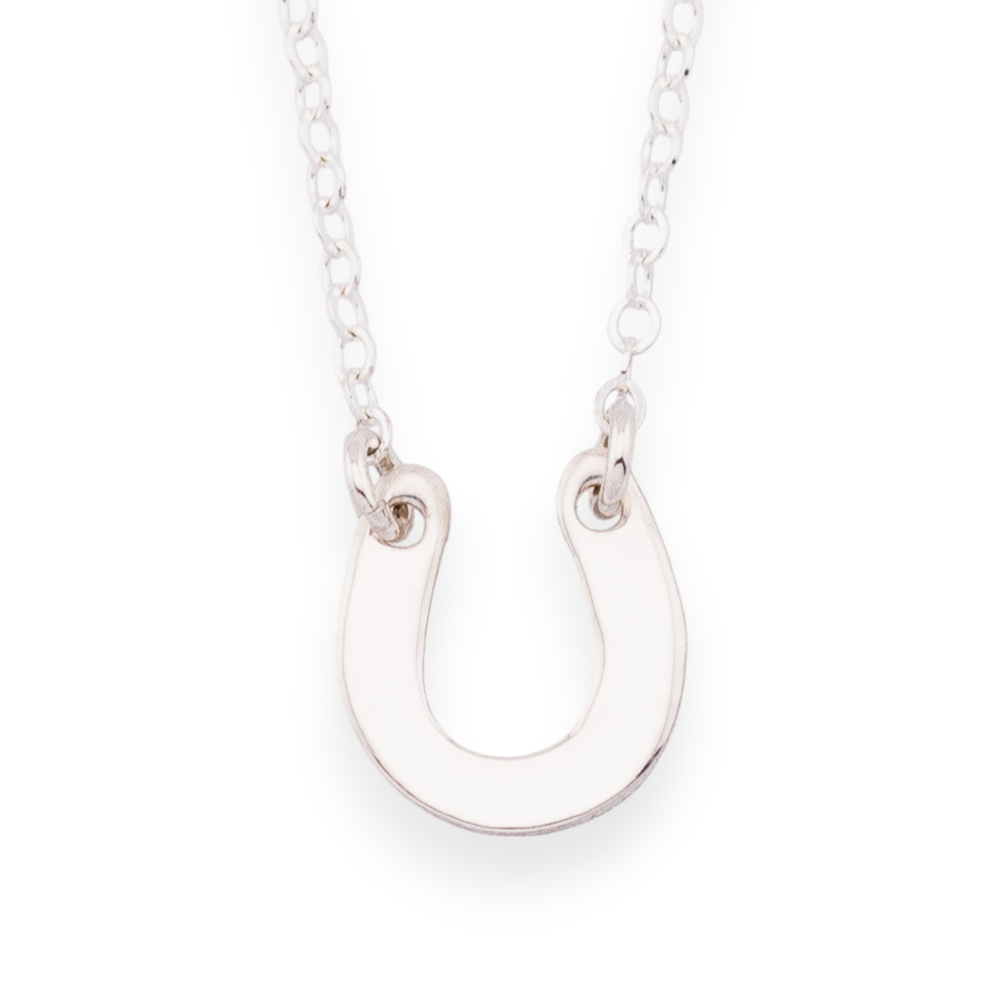Tiny Horseshoe Necklace