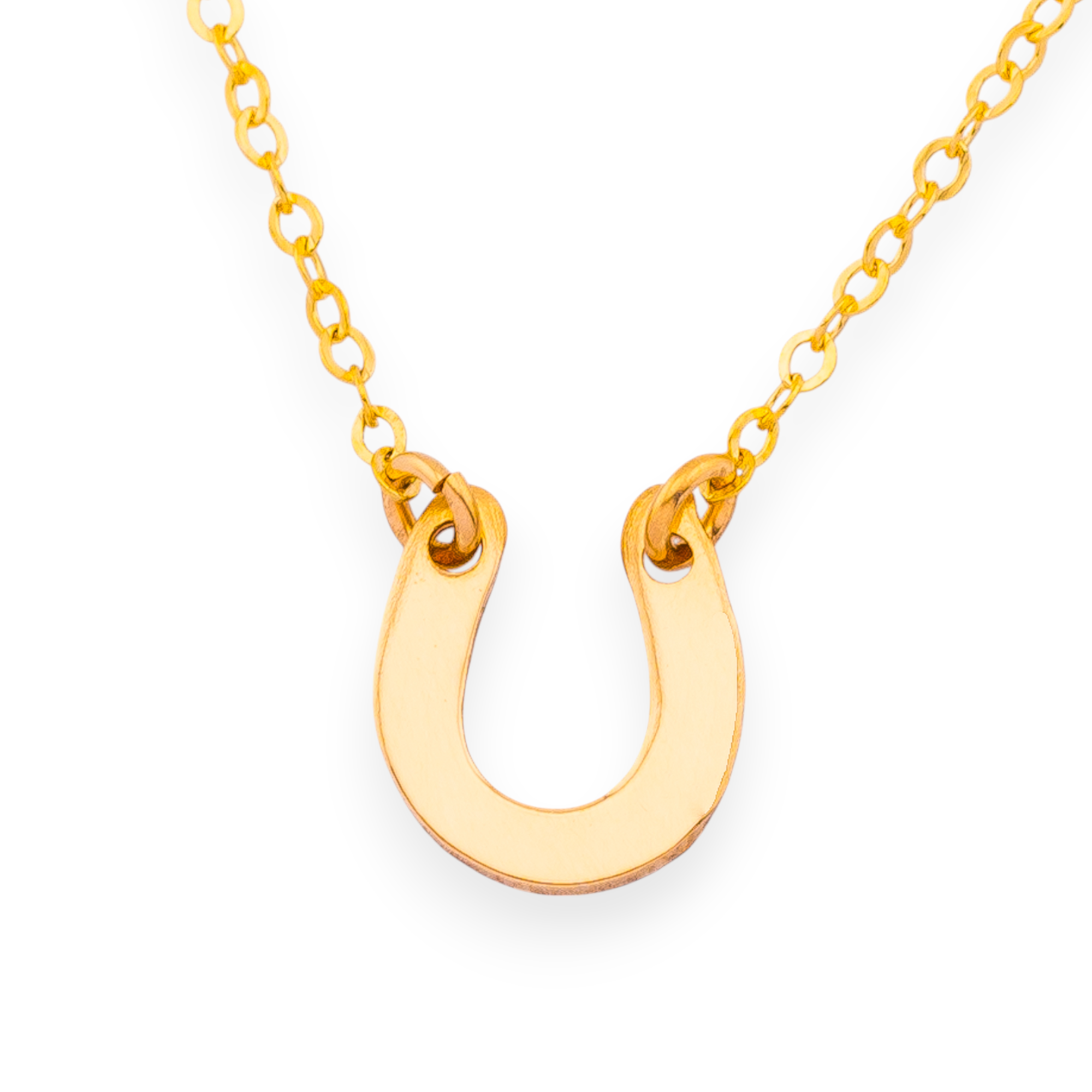 Tiny Horseshoe Necklace