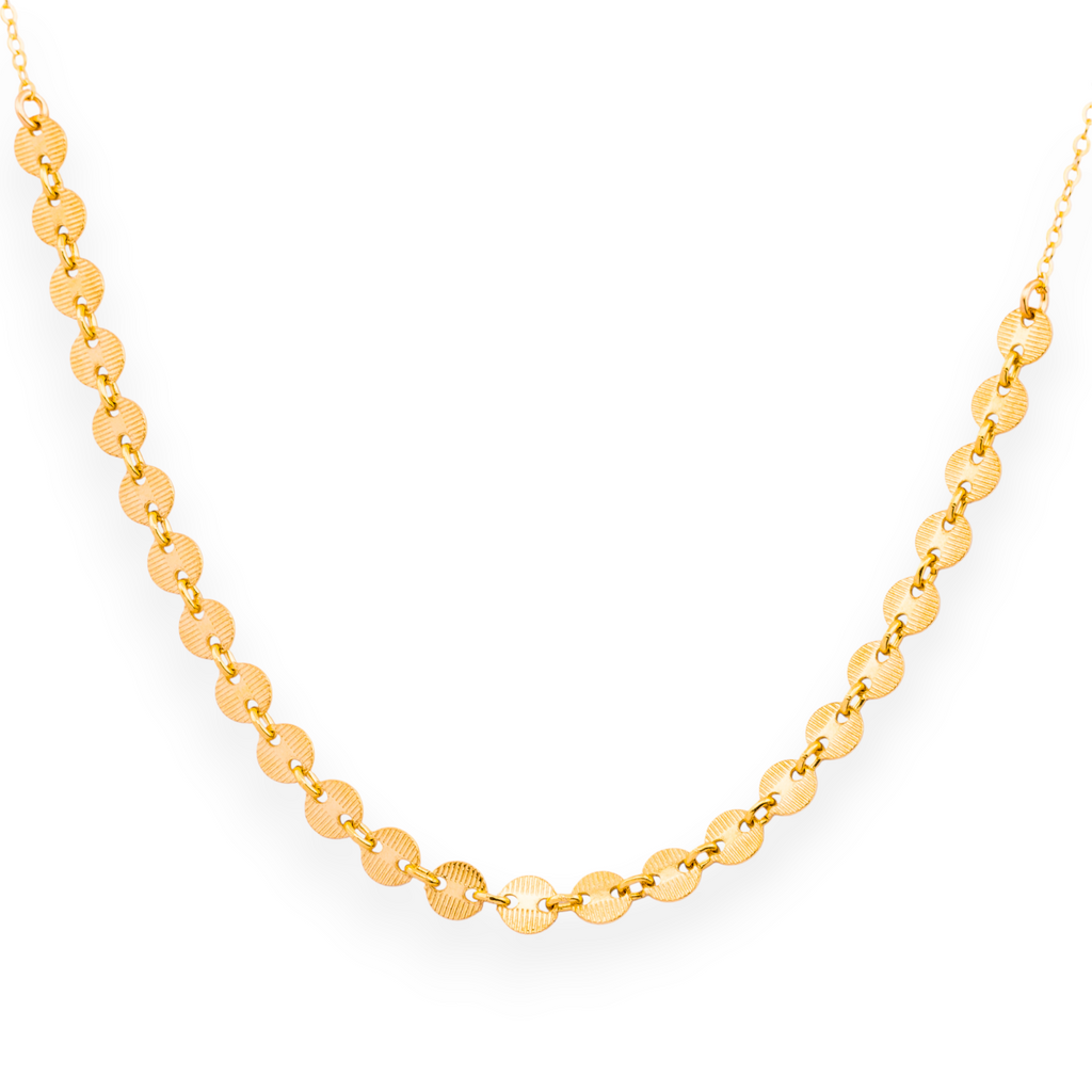 Minimalist Tattoo Coin Necklace