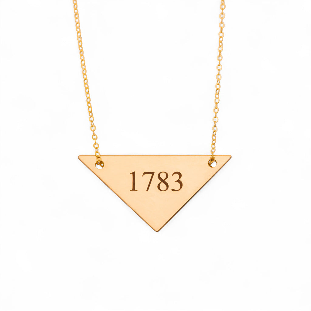 Custom Large Triangle Necklace