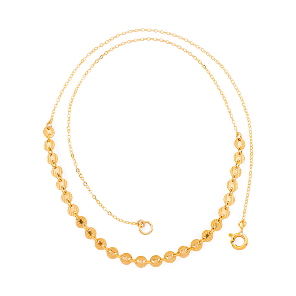 Minimalist Tattoo Coin Necklace