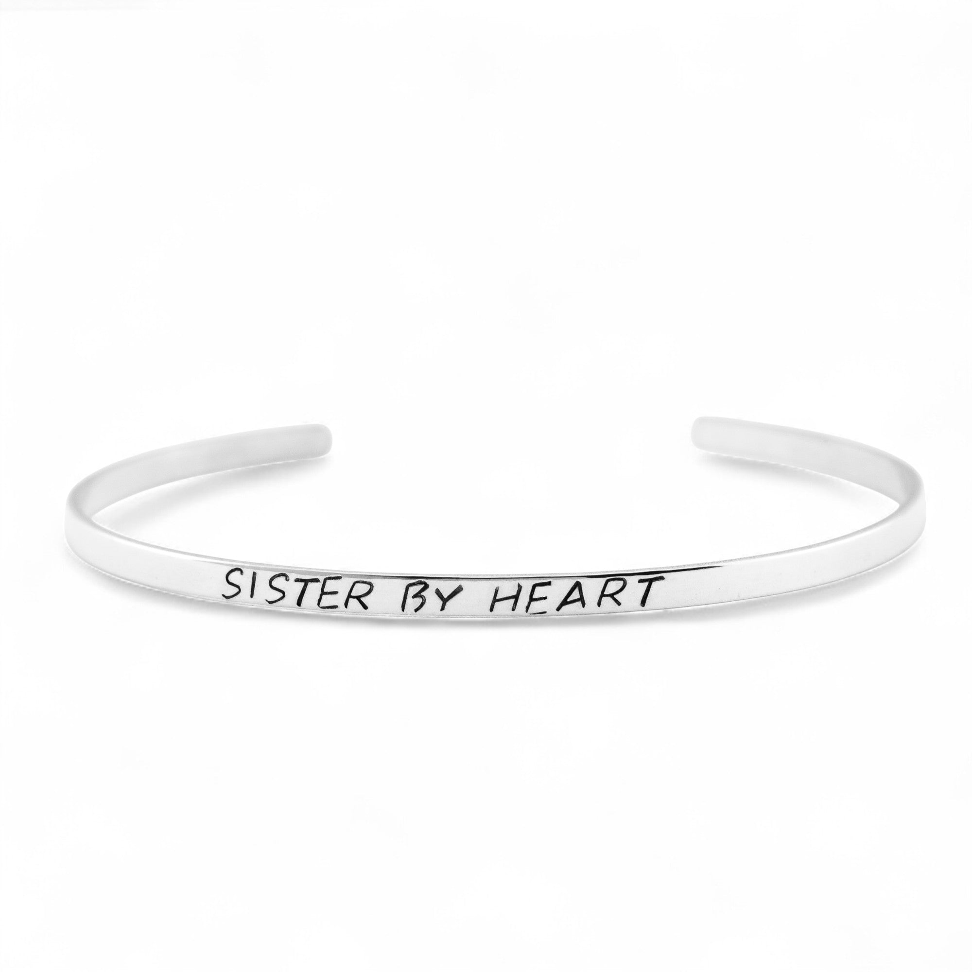 Personalized Skinny Cuff Bracelet, 3mm