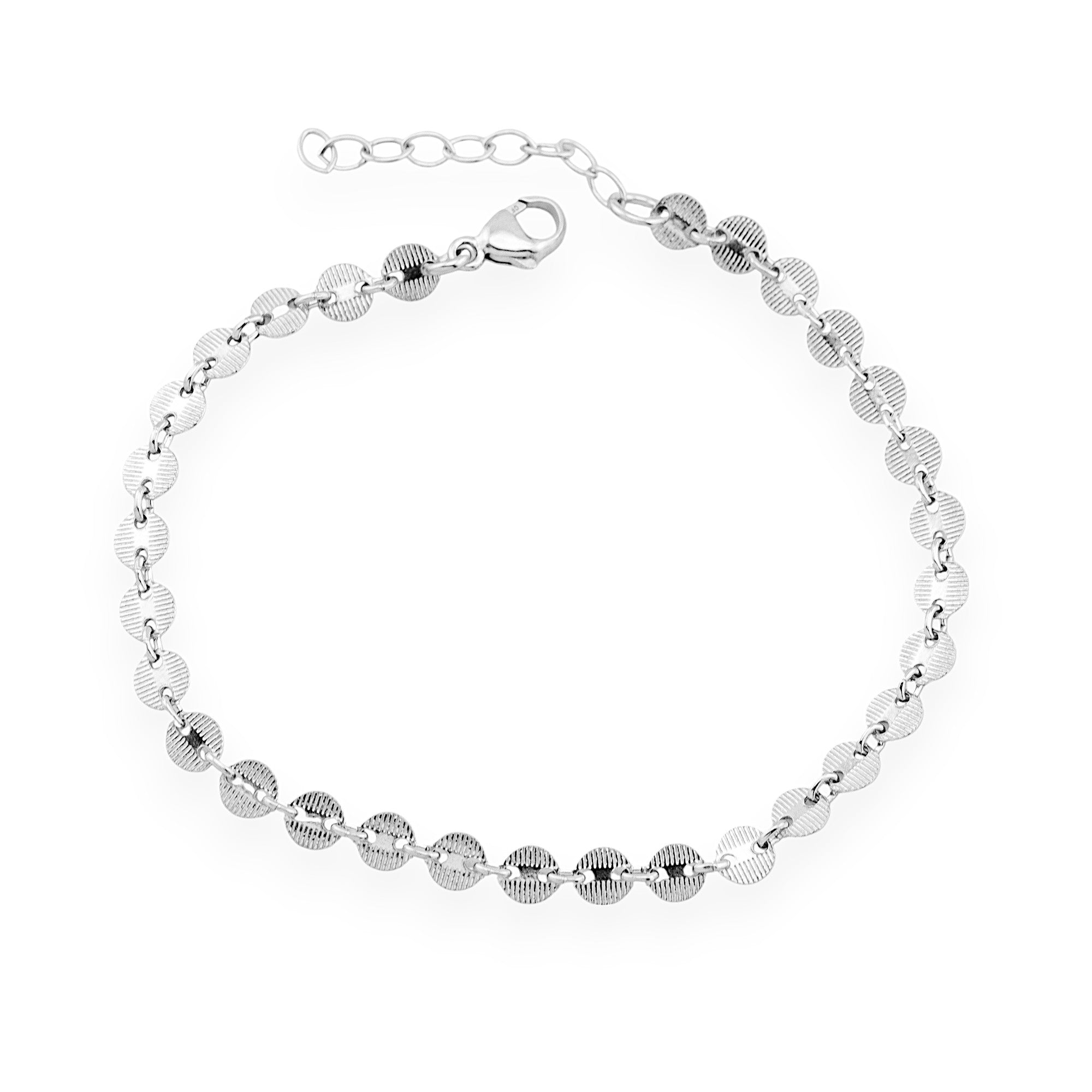 Delicate Coin Tattoo Bracelet
