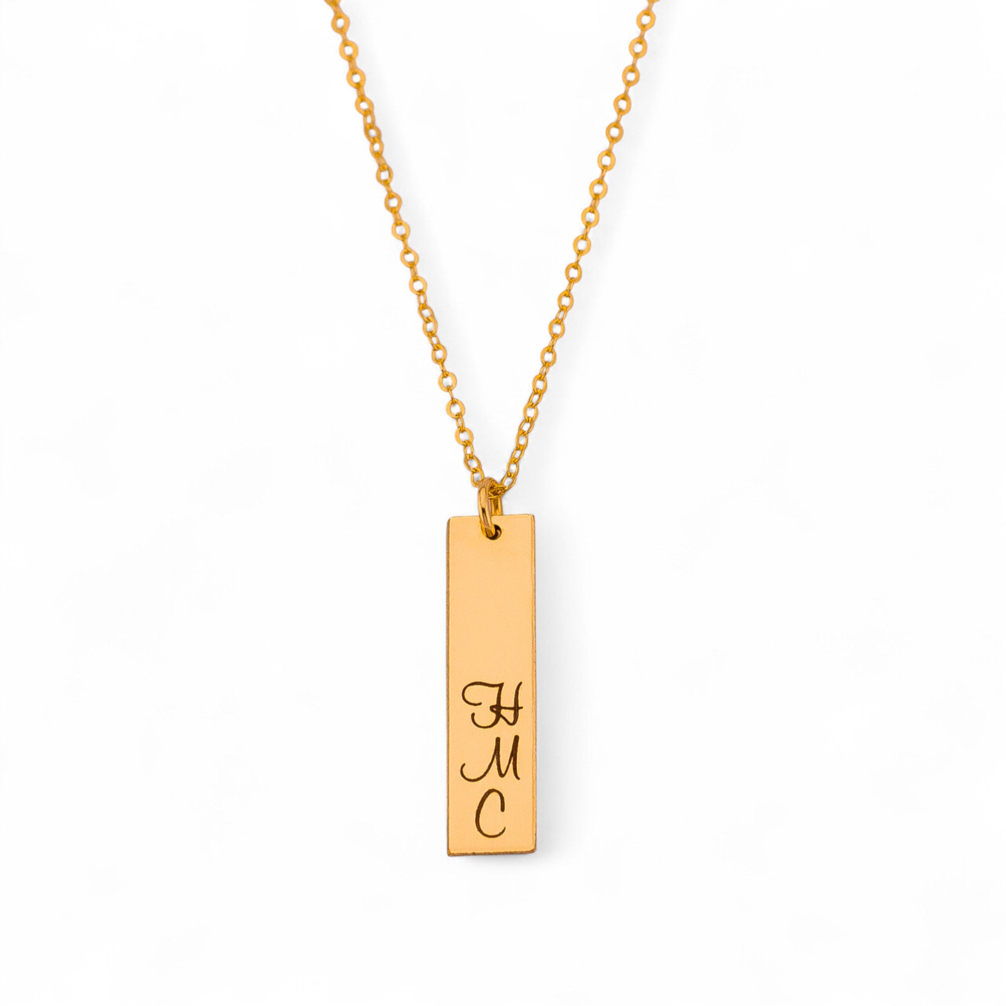 Custom Name Necklace - 1-inch bar