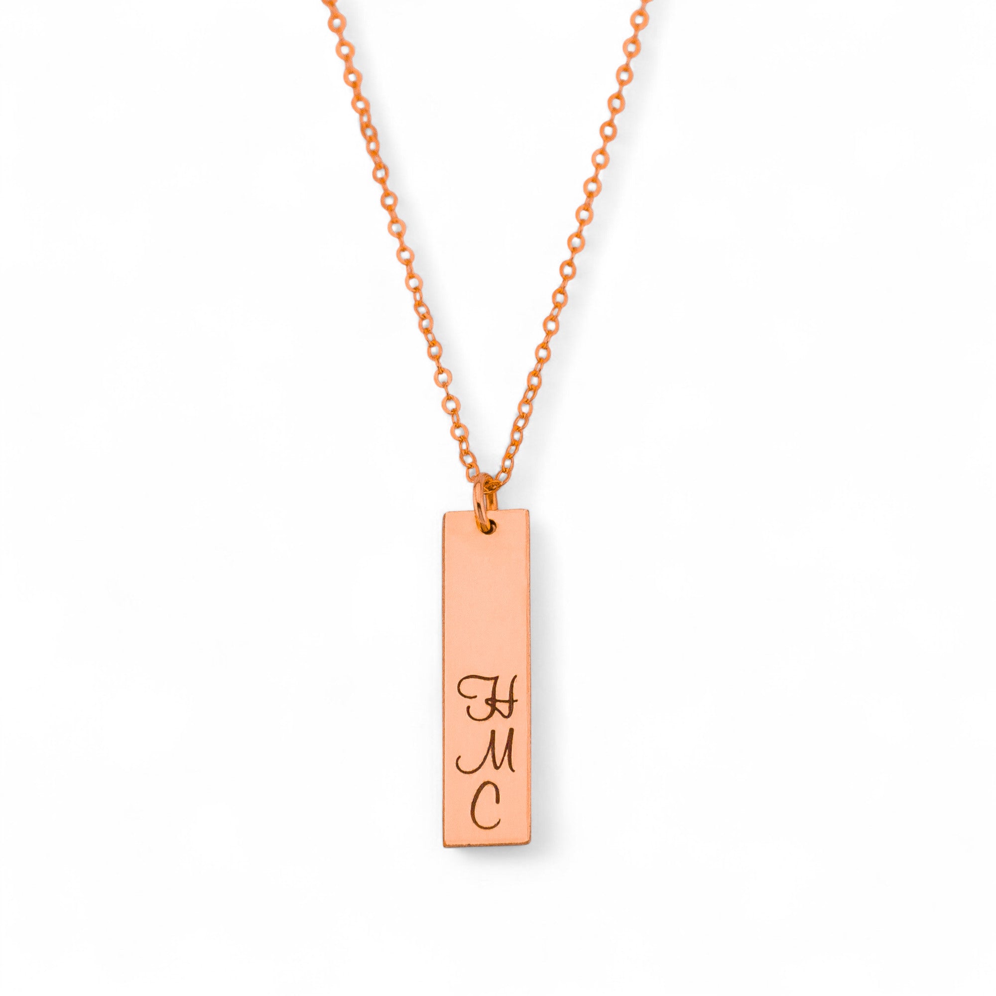 Custom Name Necklace - 1-inch bar