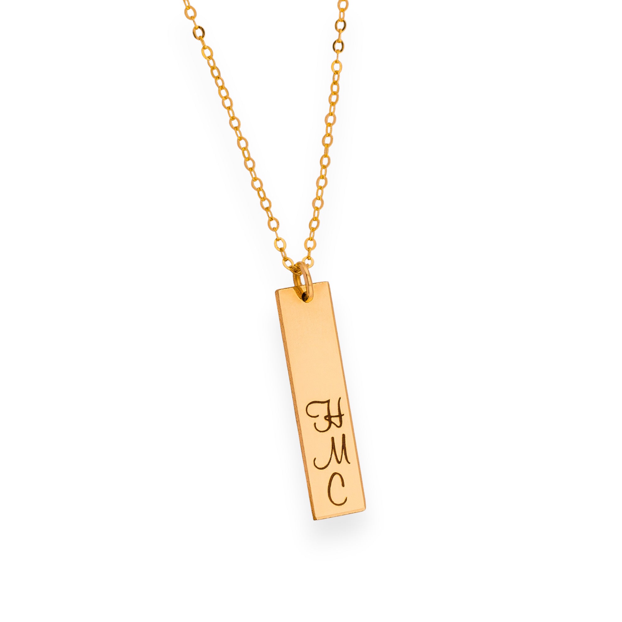 Custom Name Necklace - 1-inch bar