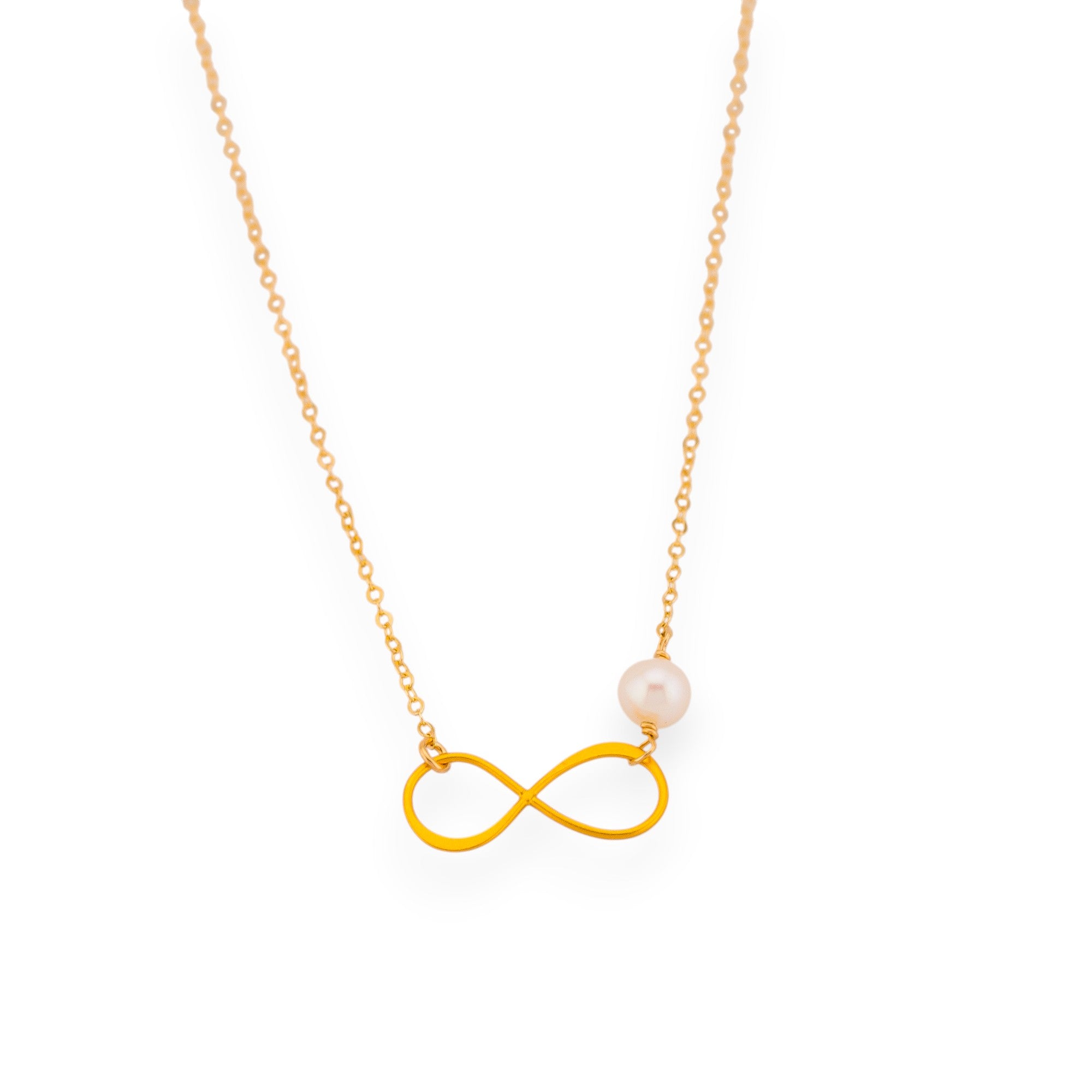 Birthstone Infinity Pendant Necklace